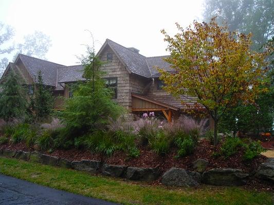 Residential landscape design by Snow Creek Landscaping