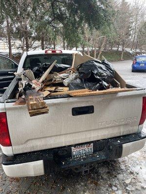 Junk removal  for customer