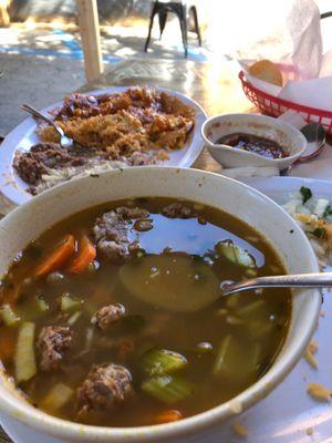 Bomb sopa de albondigas!!