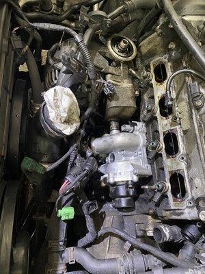 Volkswagen cc water pump replacement