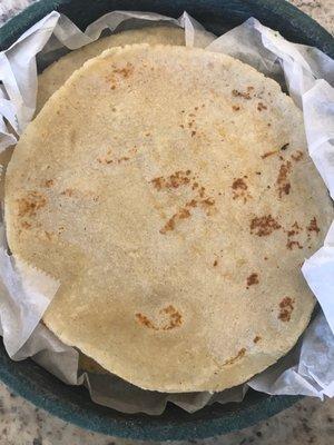 HANDMADE CORN TORTILLAS