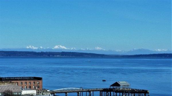 Cascades over Port Townsend Bay and Puget Sound