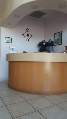 Reception area