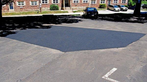 Patch Paving at Apartment Complex