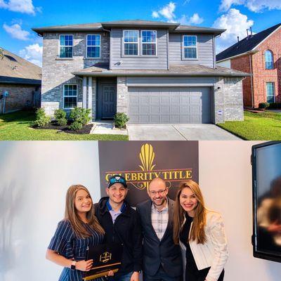 This family was so happy to purchase their new home!