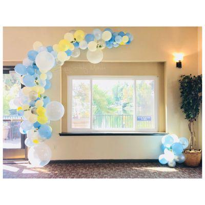 Balloon Garland for baby shower