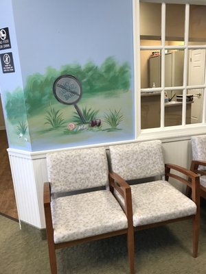 Kid friendly wait room