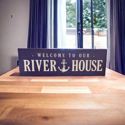 River house sign