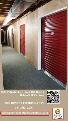 Centerpoint Mini-Storage, Climate Controlled, Security Open 24/7 - Storage Units for  Mardi Gras Supplies & Backpieces