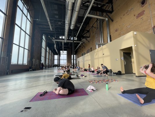 Heal Bflo Yoga event