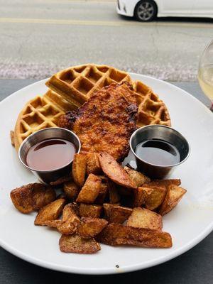 chicken & waffles