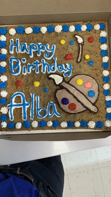 Custom cookie cake