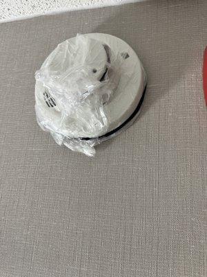 Wrapped smoke detector