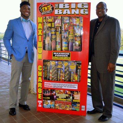 Our Best Seller!  $1200.00 Worth of fireworks (entire awesome show) for only half price $599.