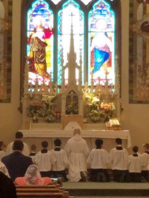 Easter Sunday 2019 Altar ad orientum