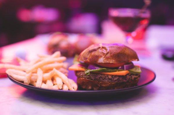 Burger and Fries