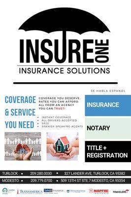 InsureONE Insurance Solutions and Notary Services