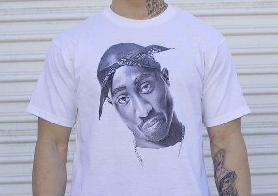 Tupac Pencil Sketch Presented by Anthony Pelayo