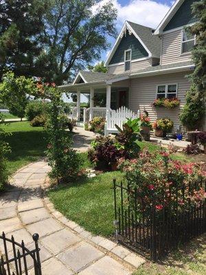 Did I mention Tom is a master flower gardener?  Welcome!