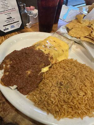 Smothered burrito