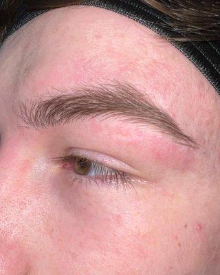 After Brow wax