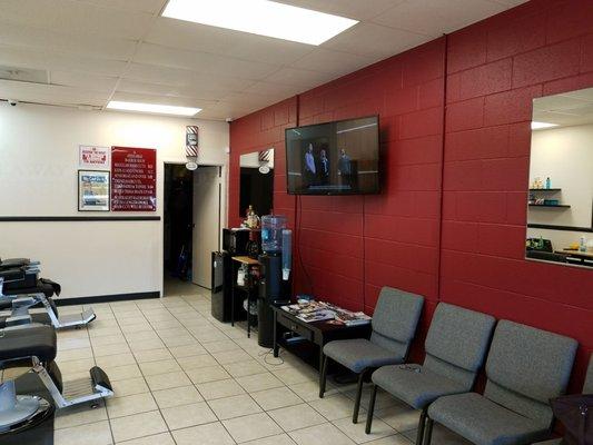 The old-school Barbershop look.