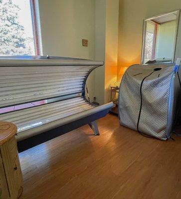 Vitamin D Tanning Bed and Far Infrared Sauna