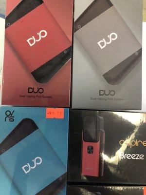 Dual Pod DUO Vape kit and Aspire Breeze and Pods