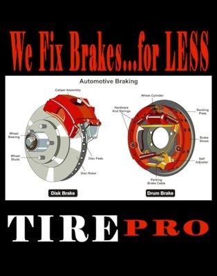 Tire Pro Winchesters best Tire Shop Low prices Great value Exceptional customer service (540) 486-5666 And we do BRAKES!