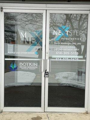 Front door of Botkin Rehab Services - outpatient clinic