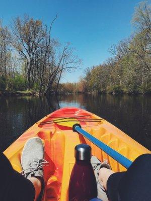 Scenic view from the Grand River