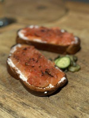 Challah with Caviar