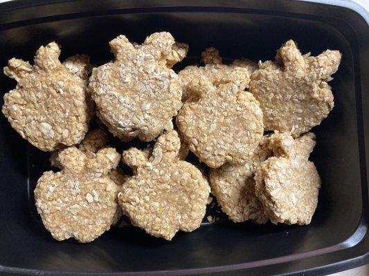 Peanut Butter and Apple Dog Treats