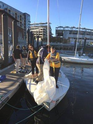 Last Day of Fall 2019 Sailing Program in Washington DC!