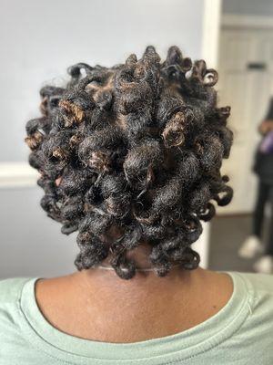 Loc Maintenance w/ curls