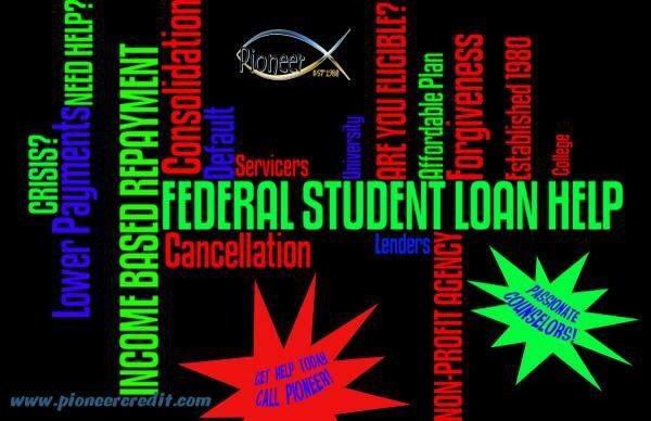 Let Pioneer help you with your Federal Student Loans!