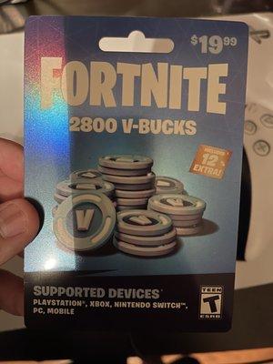 Fortnite $20 Giftcard