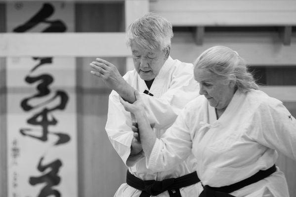 Ikeda shihan teaches classes twice a week.