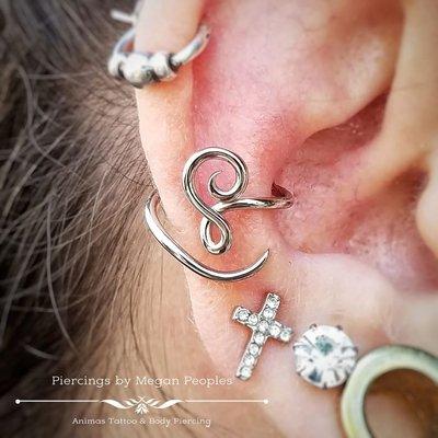 Conch piercing