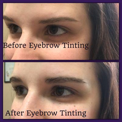 Eyebrow tint