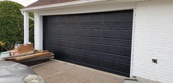 New garage door with opener