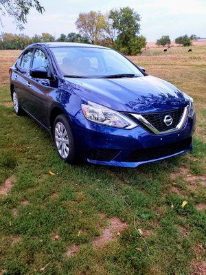 Our new Nissan Sentra from Cronin Nissan of Richmond Indiana.