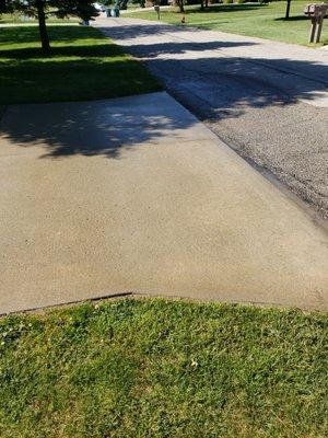 Driveway washing