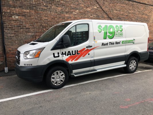 U-Haul Vans Available for Rent On Site!