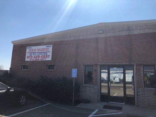 Repair shop building