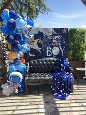 Baby shower boy space theme #boybabyshower