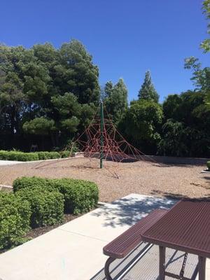 Children's playground at the Dove Beeger park