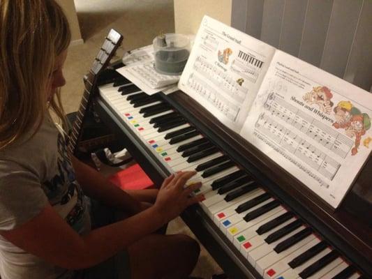 Piano Lessons means Practice Practice Practice!