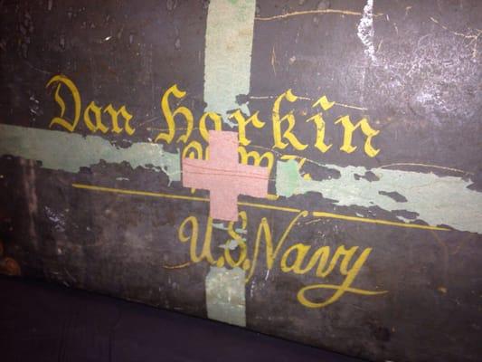 Daniel Harkin - WW I I Navy vet from Clifton Heights - tribute & pharmacy case