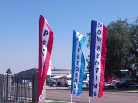 the entrance to Access Mini Storage at 1101 Franklin Blvd, Nampa